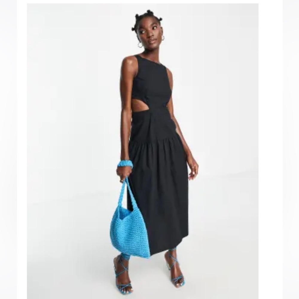 Topshop midi dress